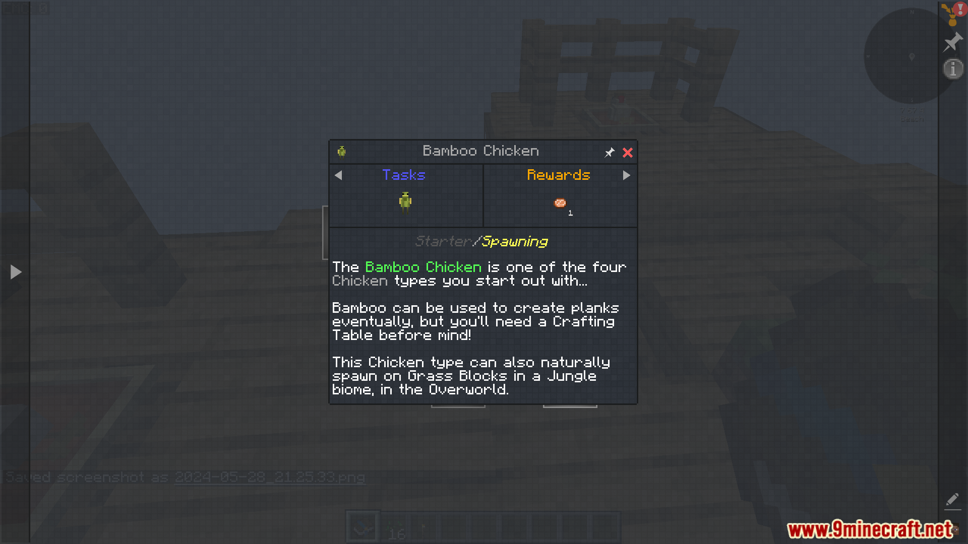 image 2 for Chicken Block Modpack (1.20.1) - Процветайте в мире, где нет ничего, кроме курицы