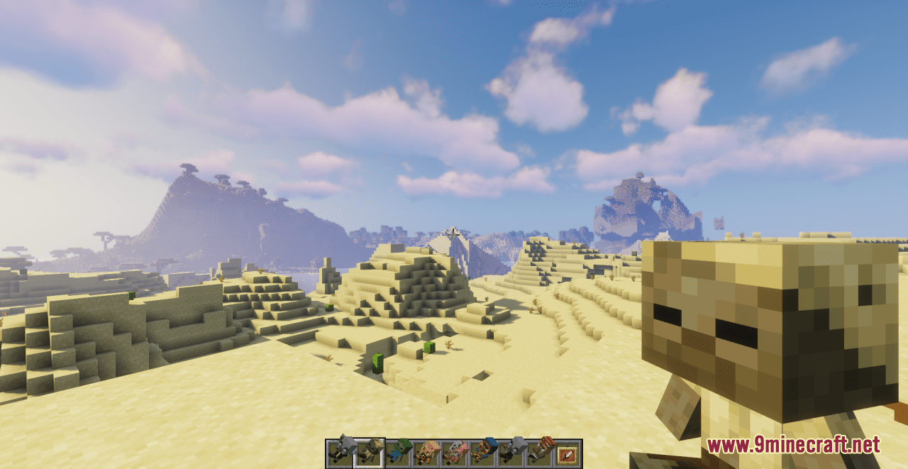 description_9 Mobs Figures Resource Pack (1.19.3, 1.18.2) - texture pack