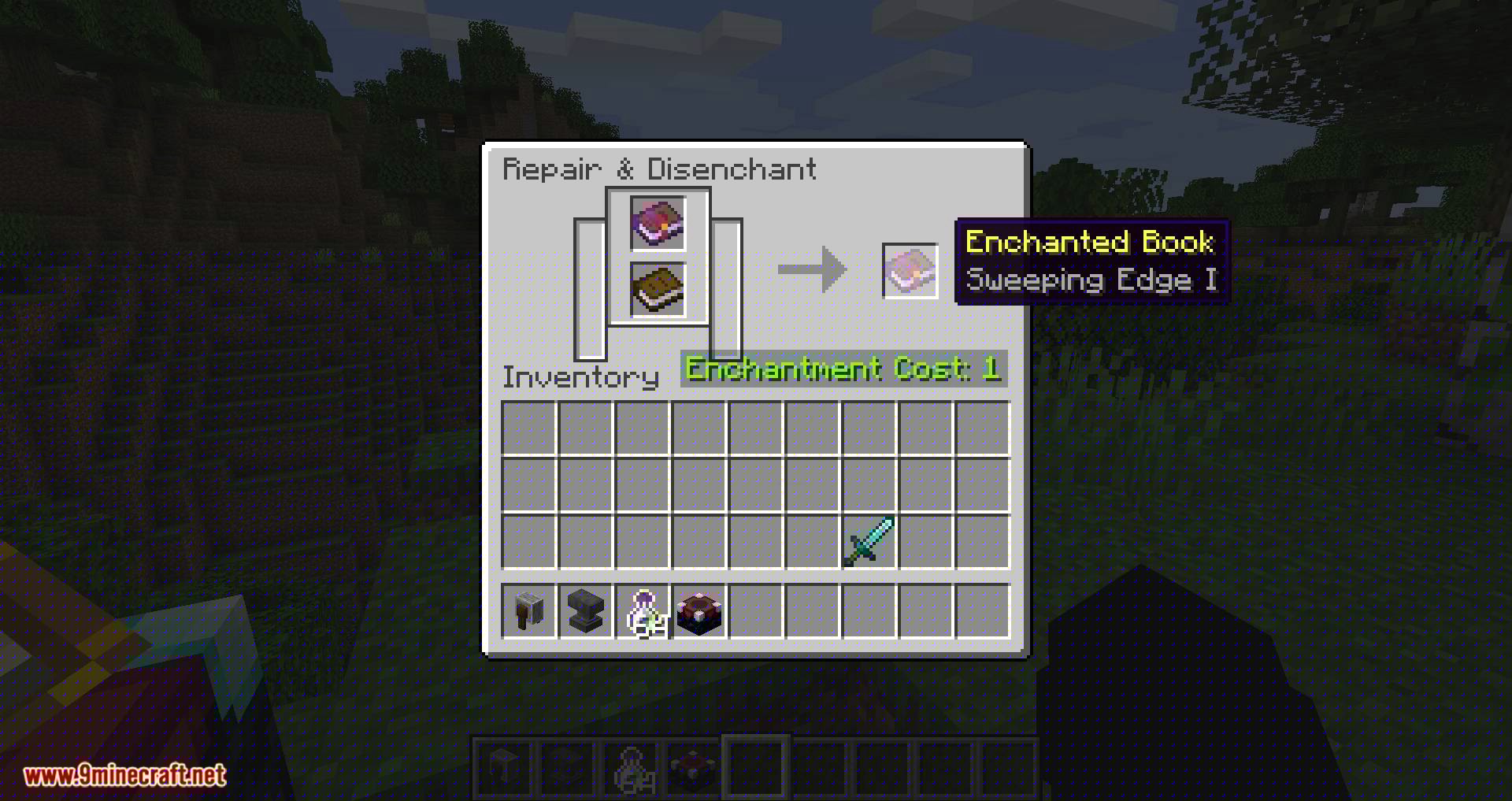 image 8 for Мод Grind Enchantments (1.20.5) - снятие и перенос заклинаний