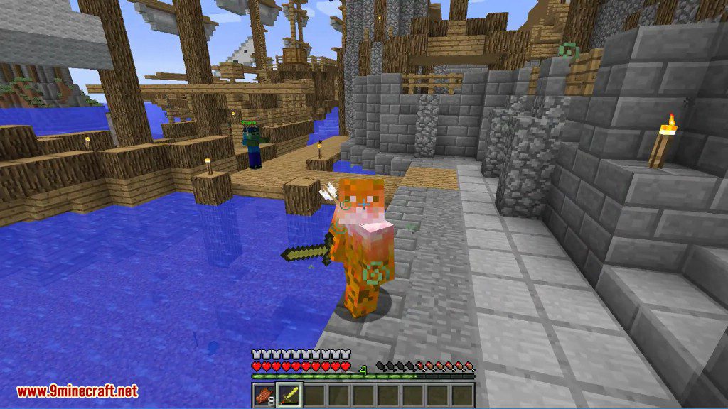 description_7 Mob Armor Mod 1.16.5 - turn into mobs and get abilities