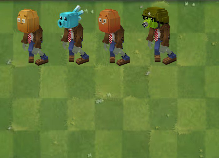 image 9 for Дополнение Gero's Plants VS Zombies (1.20) - MCPE/Bedrock Mod