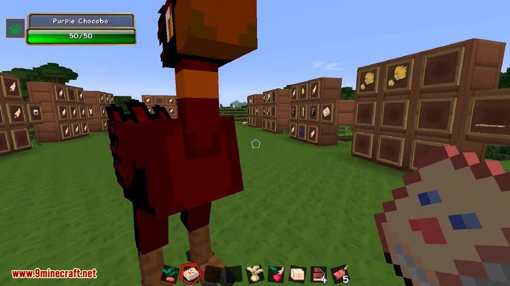 image 1 for Мод ChocoCraft (1.20.4) - Чокобо из Final Fantasy