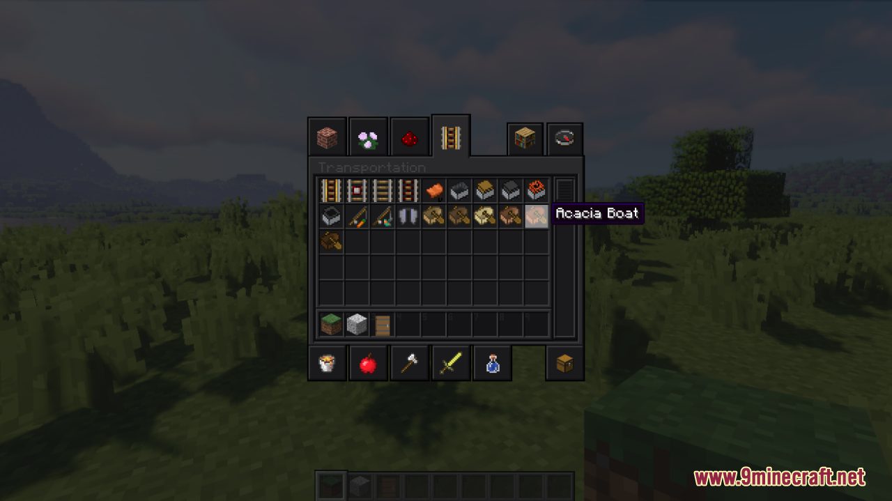 description_2 Dark GUI Reimagined Resource Pack (1.20.2, 1.20.1, 1.20) - текстур-пак