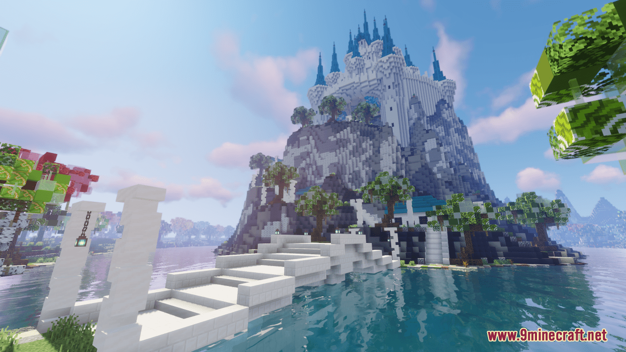 description_2 Map Winter Castle (1.20.4, 1.19.4) - DIY Frozen Kingdom