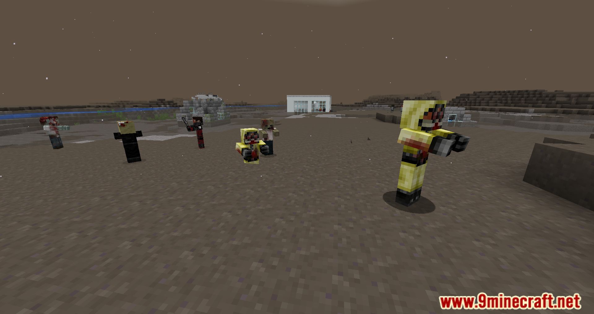 description_26 Modpack PwrDown's Zombie Apocalypse (1.16.5) - survival in a pandemic zombie world