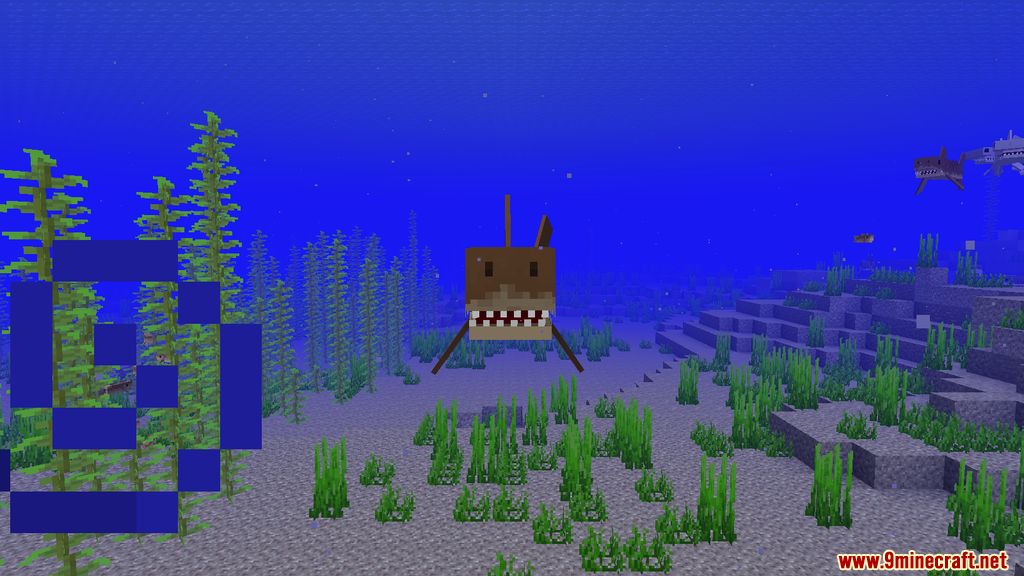 description_3 Shark Mod 1.19.2 - Terrible sea predator
