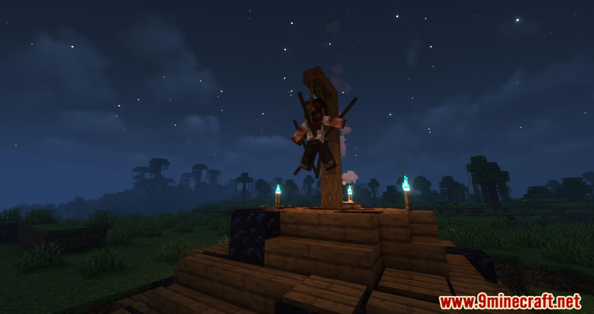 description_14 Mod Horror Elements - creating blood in Minecraft
