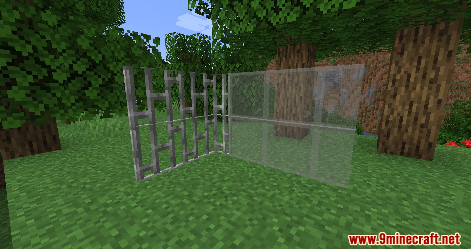 description_1 Diagonal Windows Mod (1.20.4) - ¡Nuevas esquinas en el cristal!