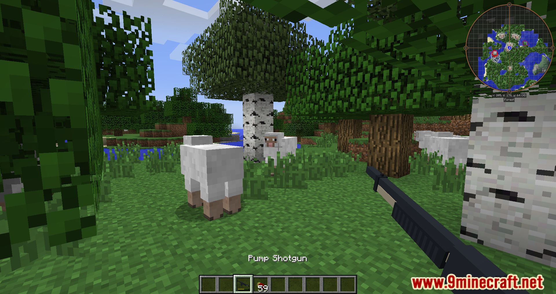 description_1 Guns, Cars, and Morph Modpack (1.7.10) - перестрелки, гонки и веселье