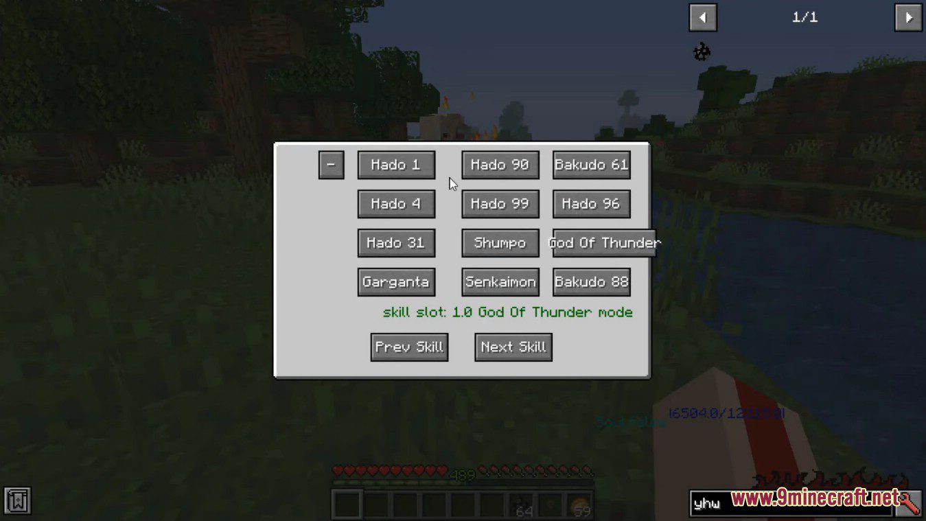 description_14 Bleach Vibes Mod (1.16.5) - Mod for the anime 