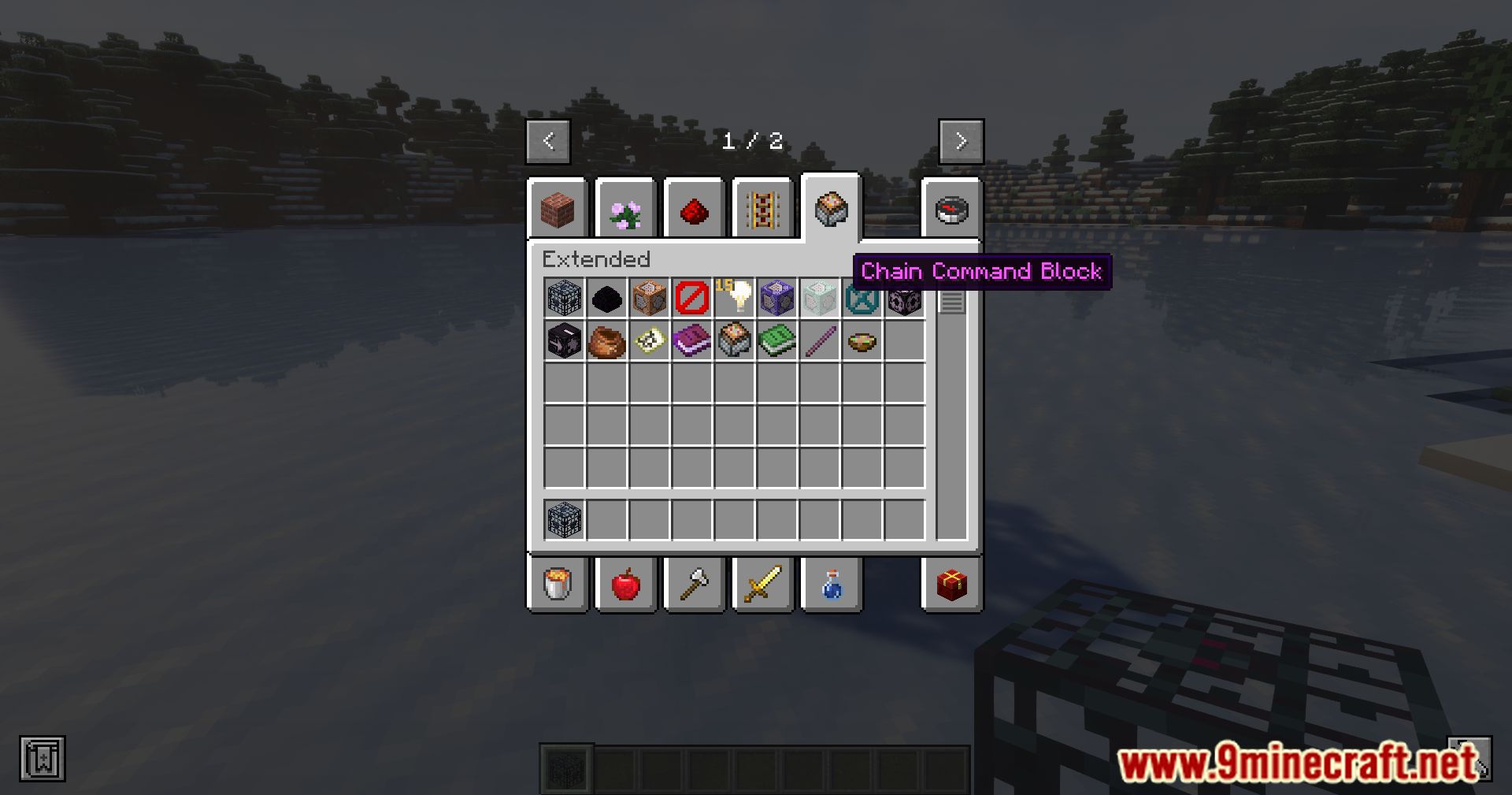 description_9 Extended Creative Inventory Mod (1.19.2, 1.18.2) - переопределяет доступ к предметам Minecraft