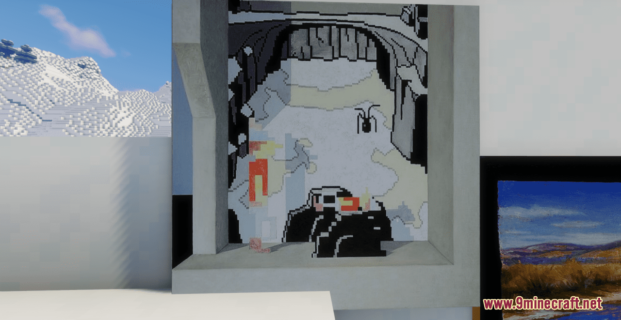 description_2 HD Paintings Resource Pack (1.19.4, 1.19.2) - текстурный пакет