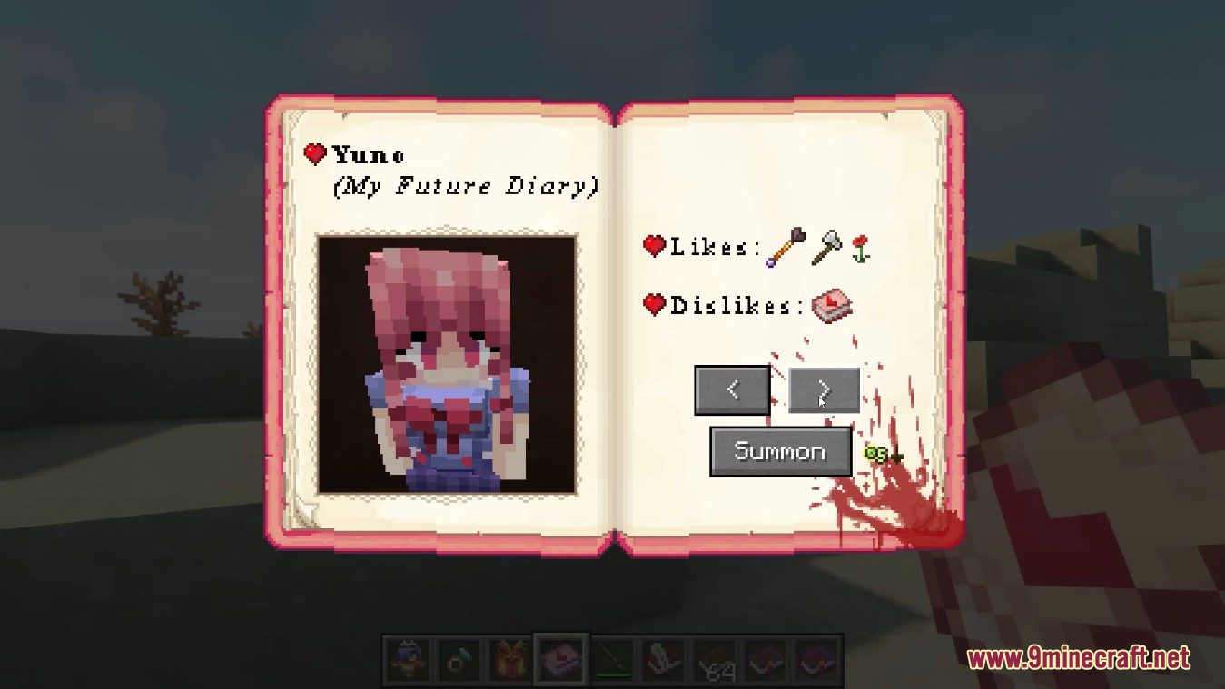 description_2 Waifucraft Mod 1.18.2 - Подружки в аниме и играх