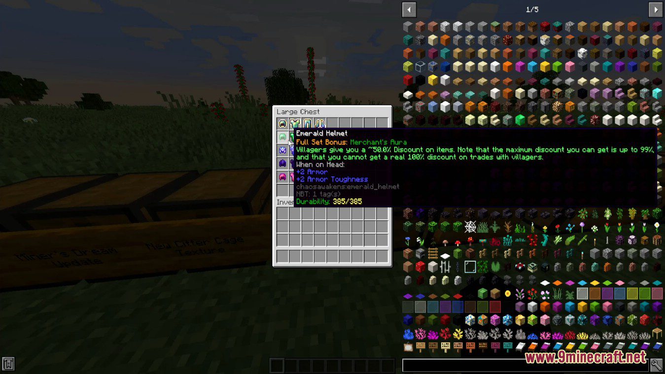 description_1 Chaos Awakens Mod (1.16.5) - духовный наследник OreSpawn