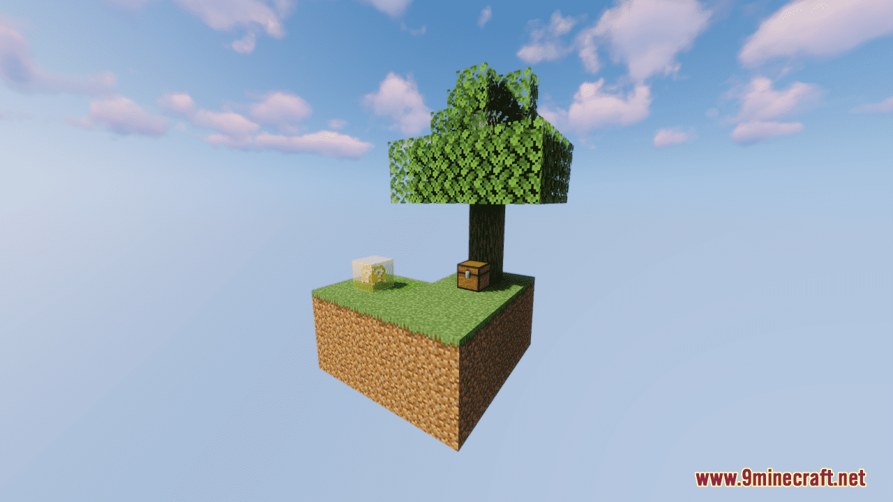 description_0 Lucky SkyIsland Map (1.20.4, 1.19.4) - How lucky are you?