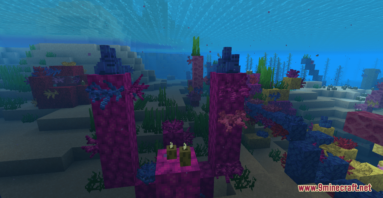 description_11 Cybers Better Coral Resource Pack (1.19.4, 1.19.2, 1.19) - текстурный пакет