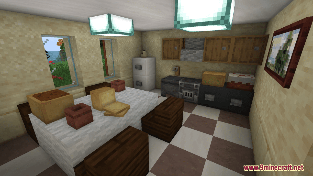 description_2 Map of cozy water villas (1.20.4, 1.19.4) - Island Serenity