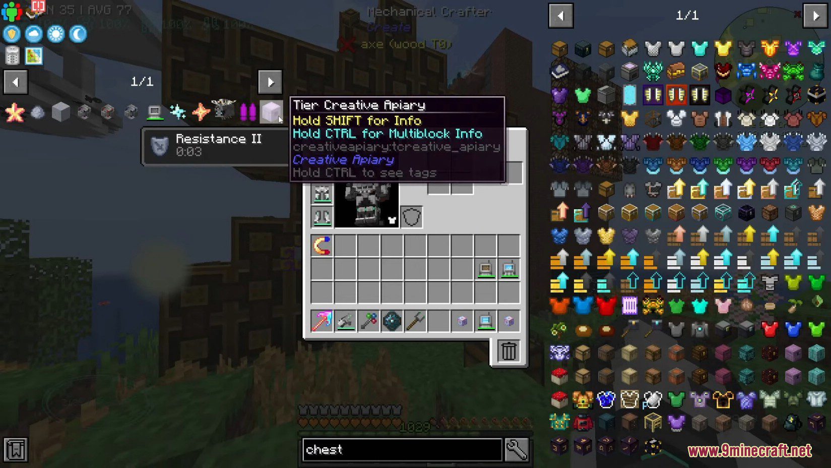 image 1 for Creative mode of apiary (1.16.5) - House of bees