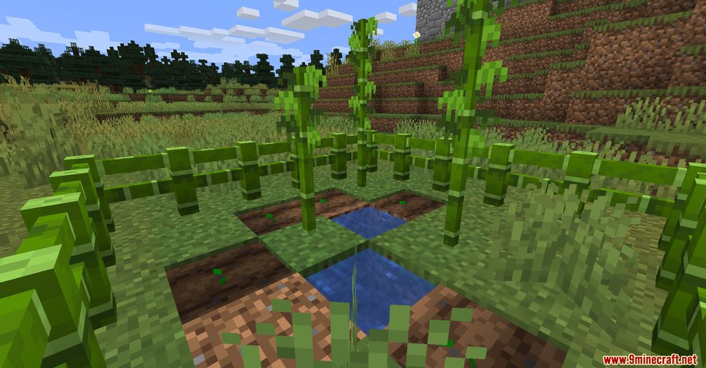 description_3 Bamboo Everything Mod (1.20.4) - декорирование, строительство