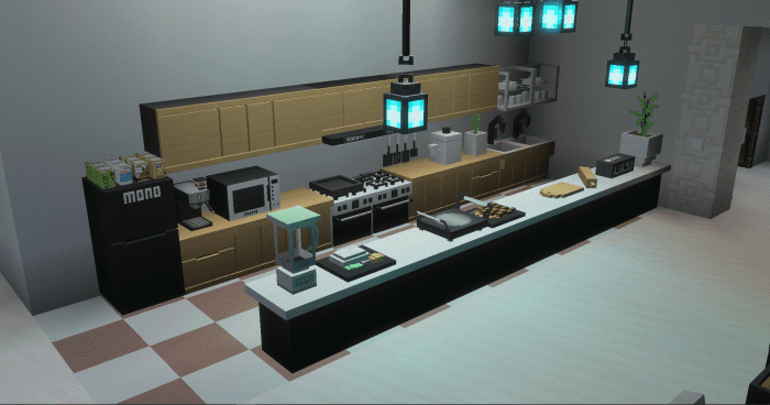 image 15 for monoDeco Plus Furniture Add-on (1.20) - MCPE/Bedrock Mod
