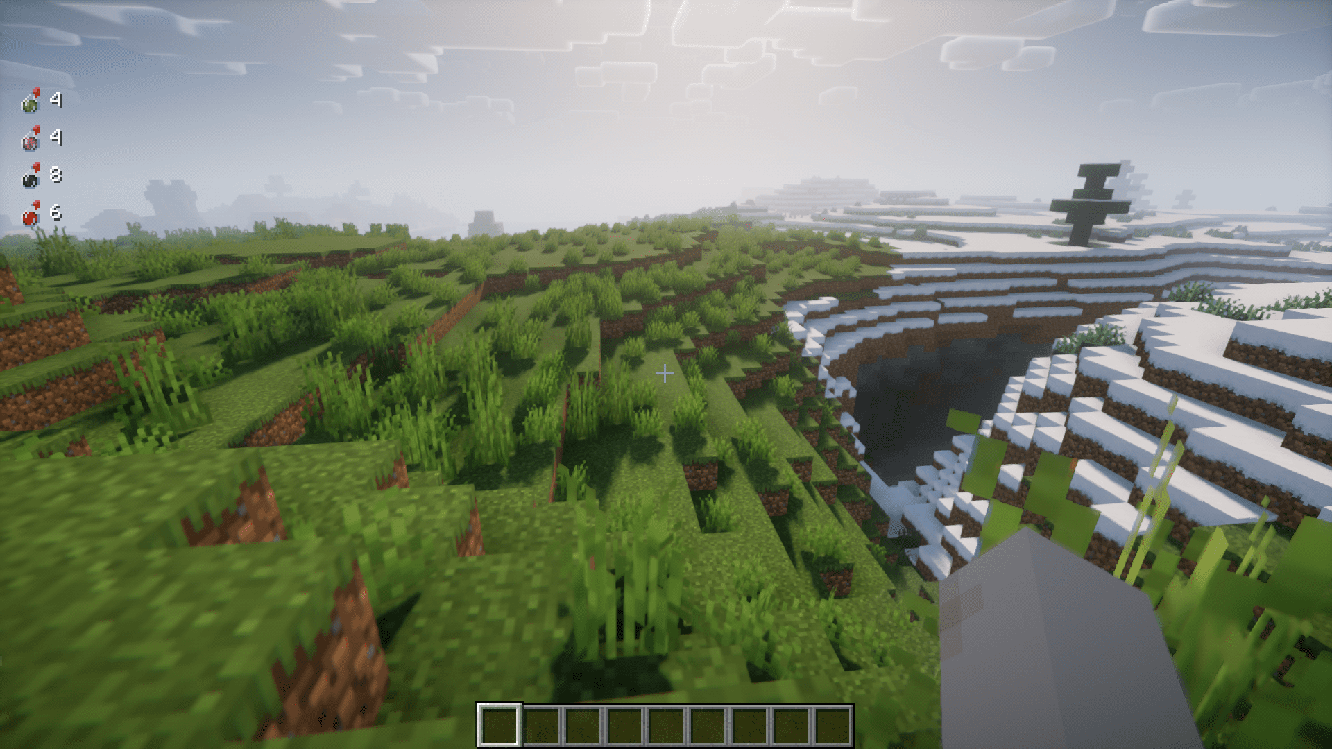 image 1 for Мод счетчика зелий (1.20.6) – наложение отображения зелий