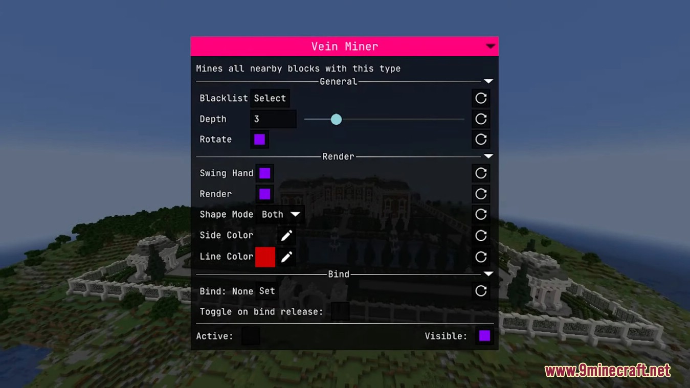 description_6 Meteor client mode (1.20.2) - Xray, HUD, Fly