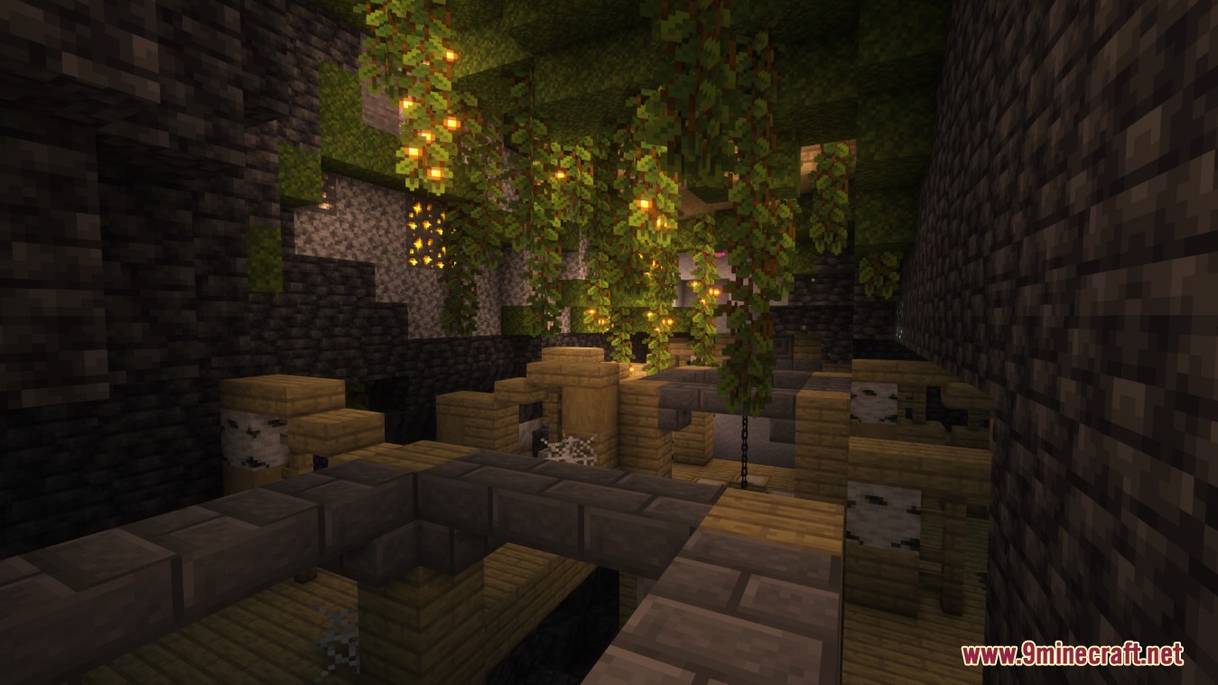 description_4 Mod Hopo Better Mineshaft Mine Shaft。