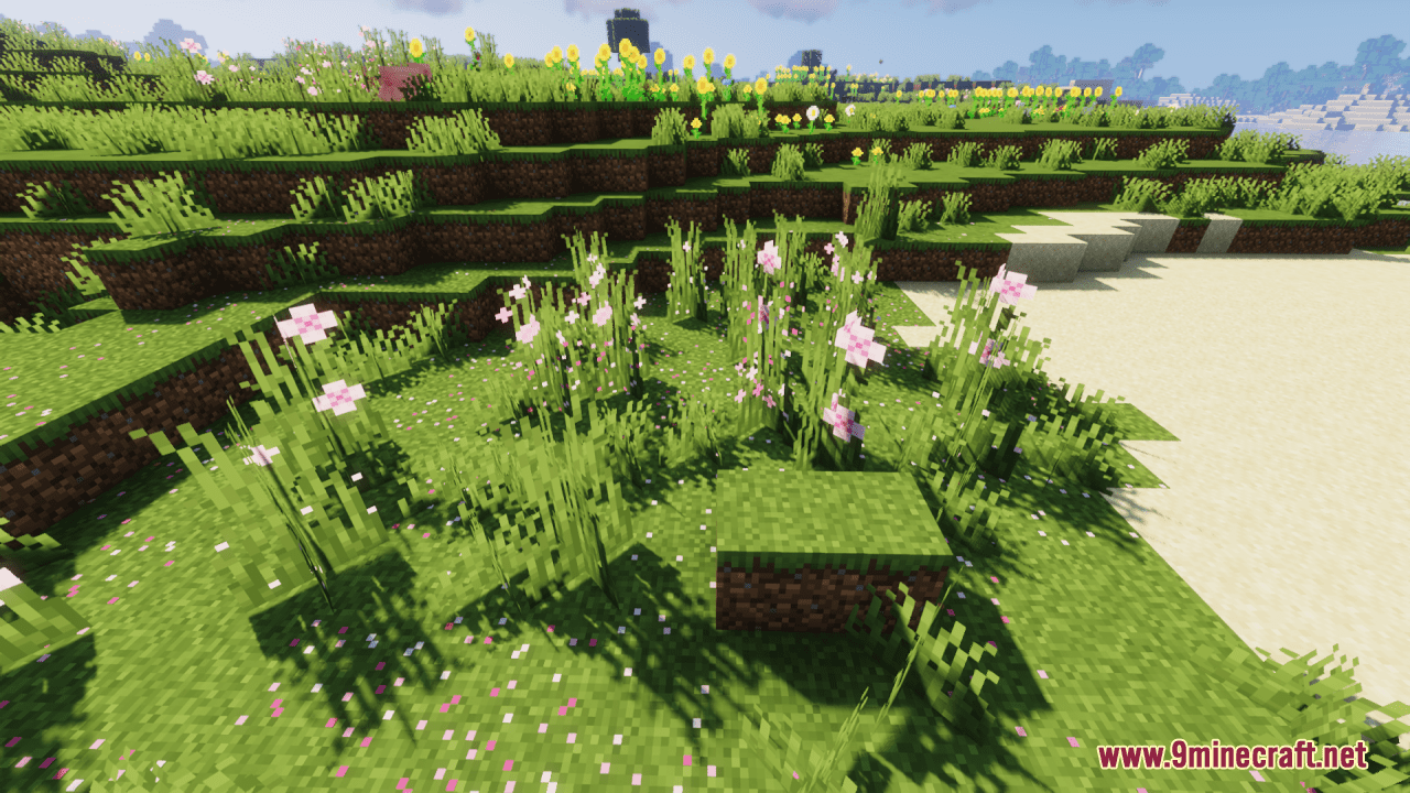 image 2 for Cherry Grass Resource Pack (1.20.4) - Texture Pack