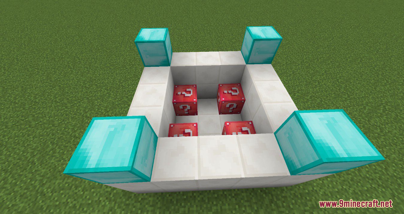 description_7 Youtube Lucky Block Mod (1.12.2) - ютуберы, кнопки воспроизведения и т.д.