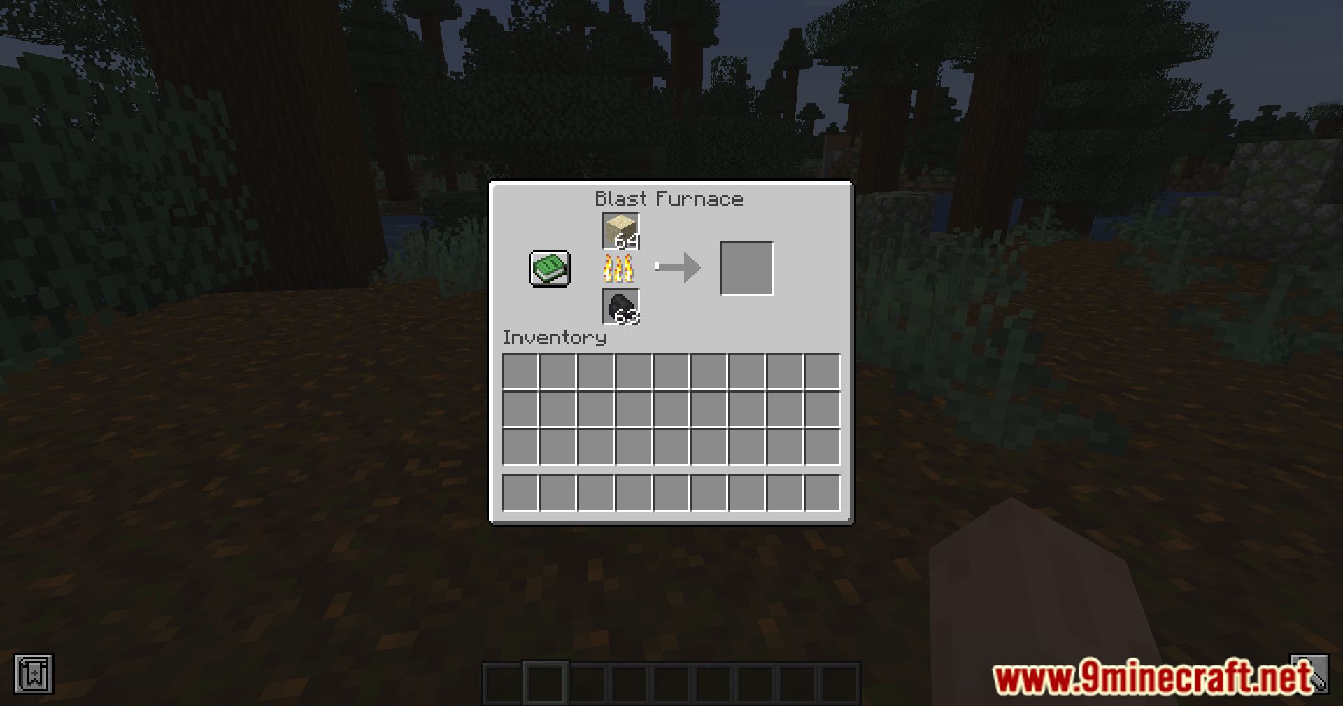 description_3 Fundición de arena en un horno de explosión Mod (1.20) Versión de tela - Acelera la producción de vidrio con una eficiencia realista!