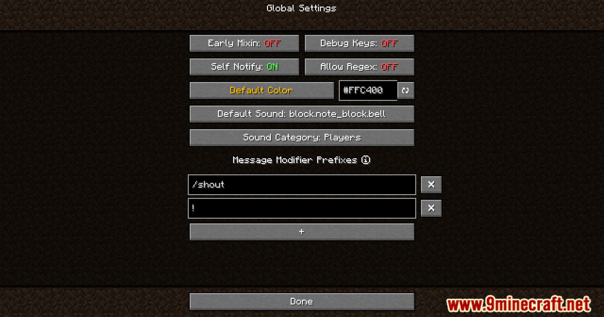 image 3 for Chat Notification Mode (1.20.6) - never miss a message