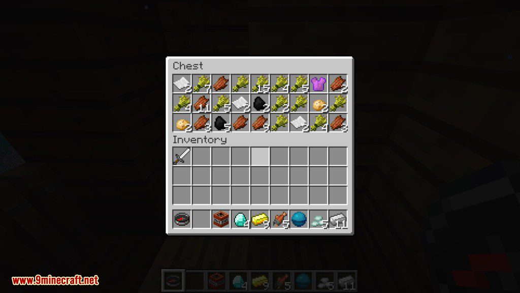 description_8 Structure Compass Mod (1.20.4) - makes it easier to determine the location of buildings