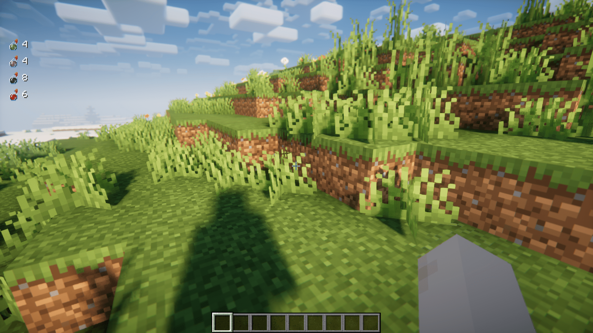 image 2 for Мод счетчика зелий (1.20.6) – наложение отображения зелий