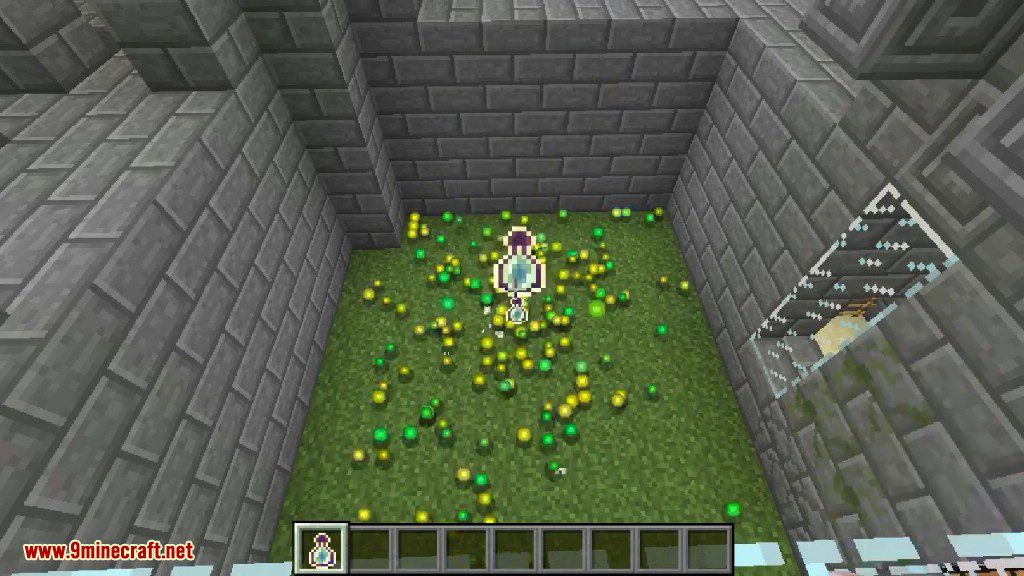 description_4 Clumps Mod (1.20.2) - объединяет орбы XP для уменьшения задержки.