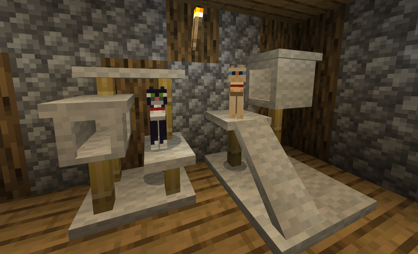 image 12 for Дополнение "Мебель для домашних животных" (1.20) - MCPE/Bedrock Mod