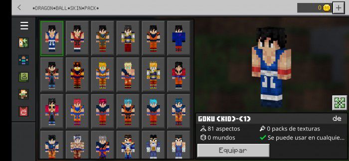 image 1 for Набор костюмов «Жемчуг дракона» (1.19) — MCPE/Bedrock