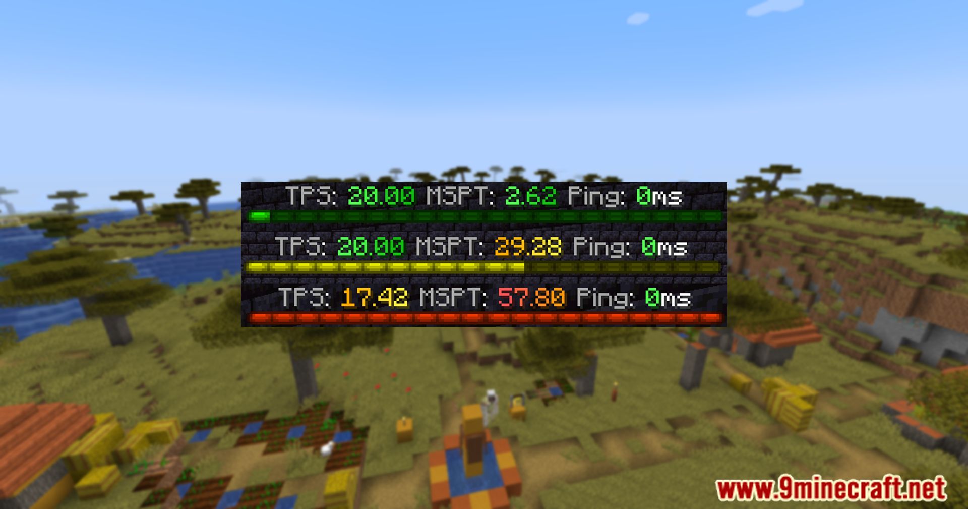 description_2 Mod TabTPS (1.20.2) - simplifying the server operation