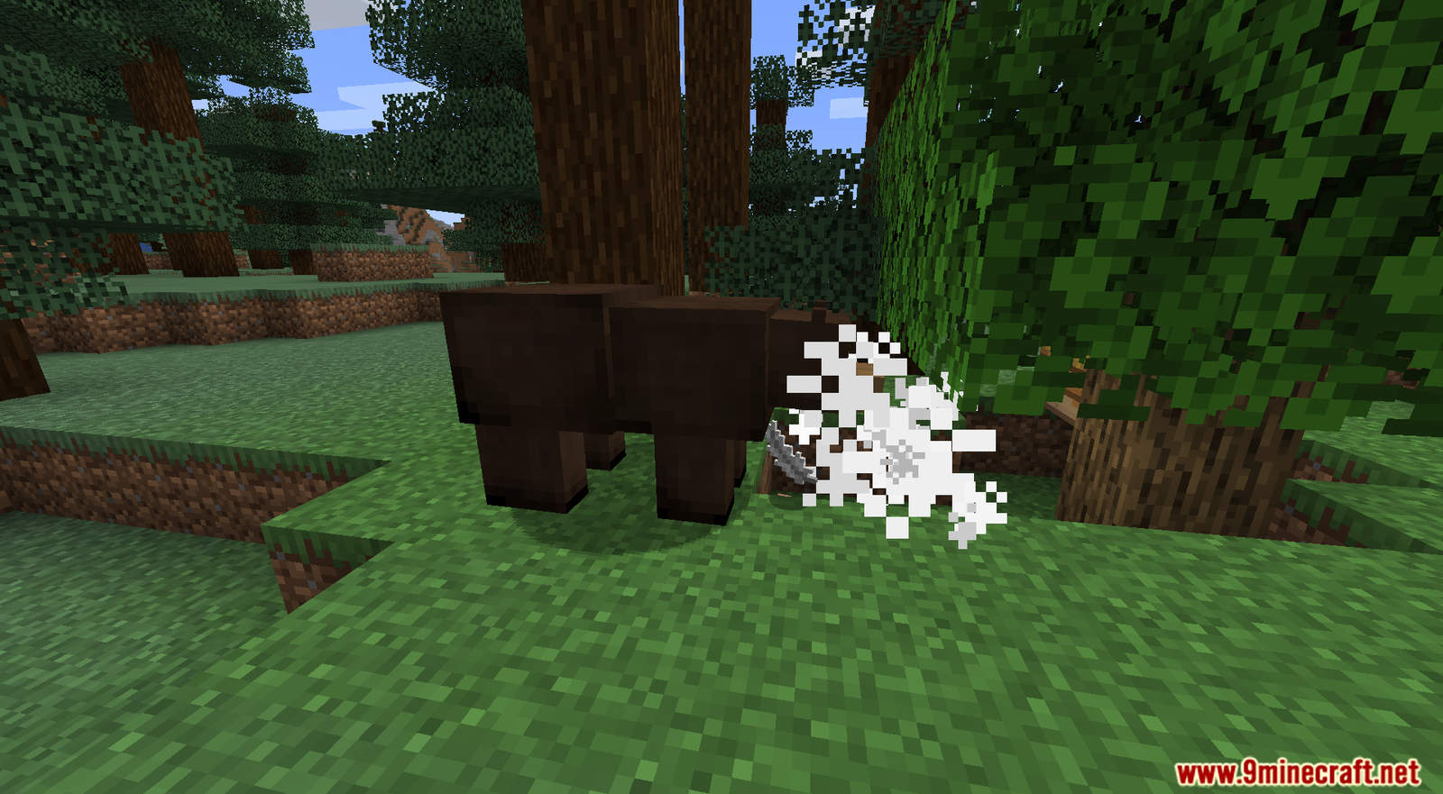 description_6 Grizzly Bear Mod 1.20.1 - Territorial neutral mob