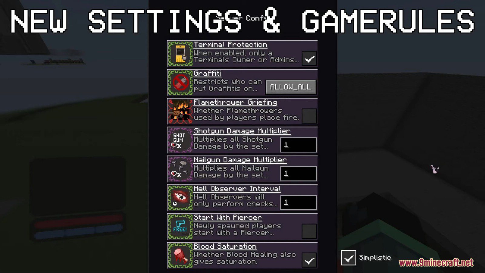 description_17 Ultracraft Mod (1.20.1) - Ultracraft Ultrakill in Minecraft