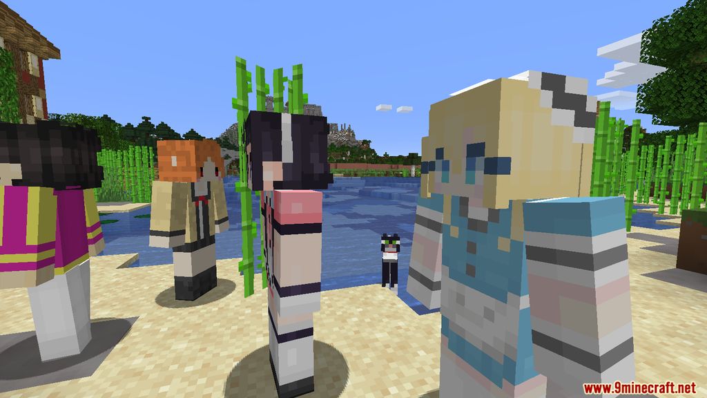 description_0 Otako Mod 1.20.1 - Animated characters, weapons and entities