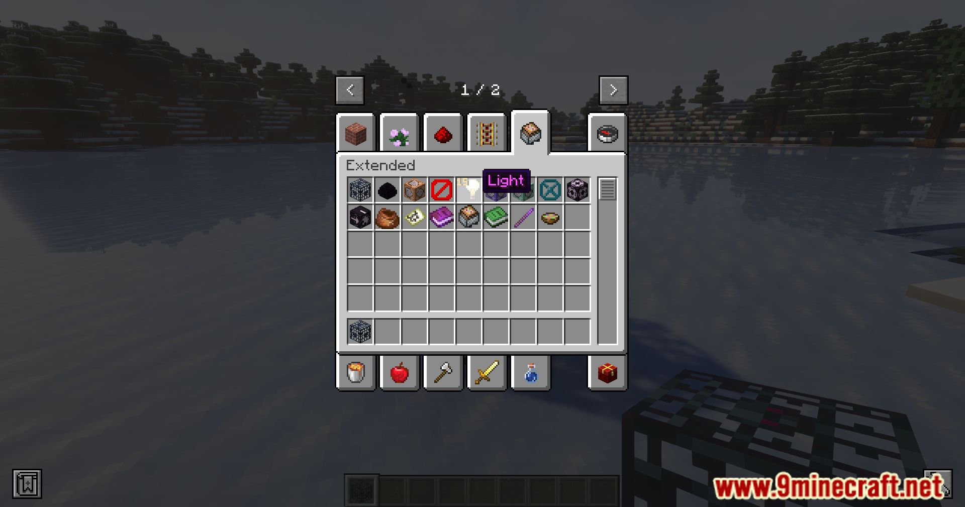 description_6 Extended Creative Inventory Mod (1.19.2, 1.18.2) - переопределяет доступ к предметам Minecraft