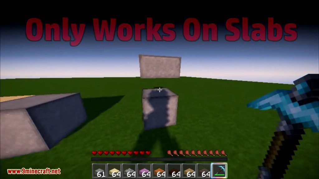 description_2 KleeSlabs Mod (1.20.1) Forge version - destroys only half of double slabs
