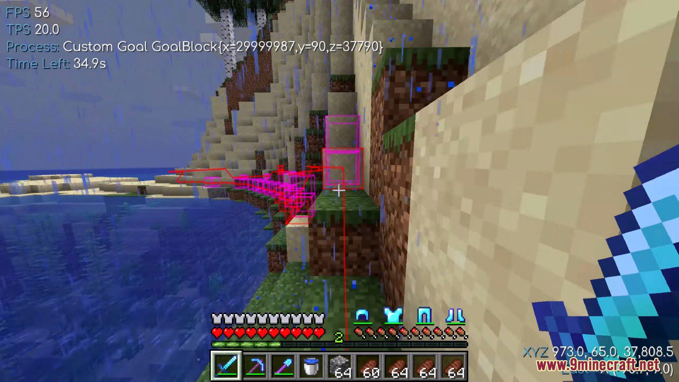 description_2 Режим клиента Баритон (1.20.1, 1.20) - Автошахтер, ИИ и структура, Xray