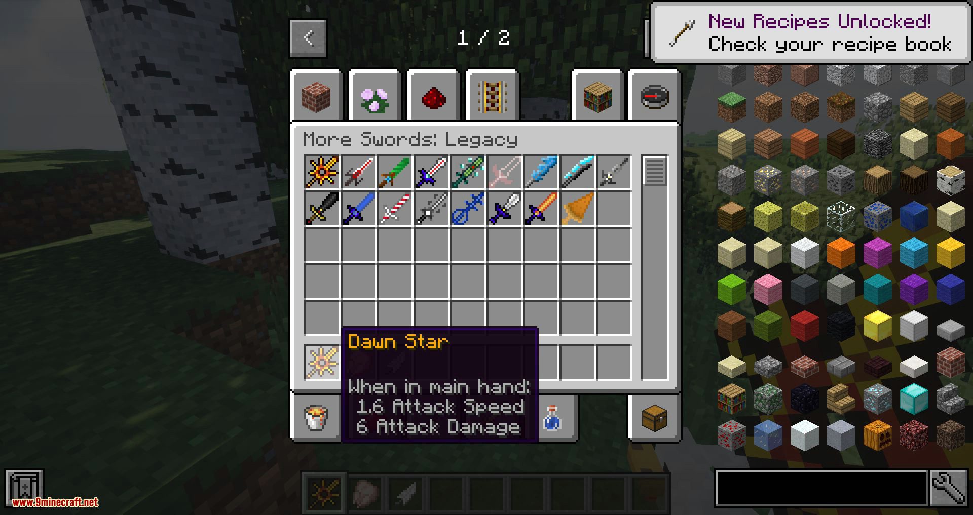 description_2 More Swords Legacy Mod (1.20.4) - добавляет несколько эпических мечей