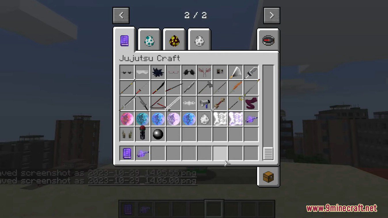 description_1 Jujutsu Craft Mod (1.20.1) - Witchcraft battles, jutsu schemes