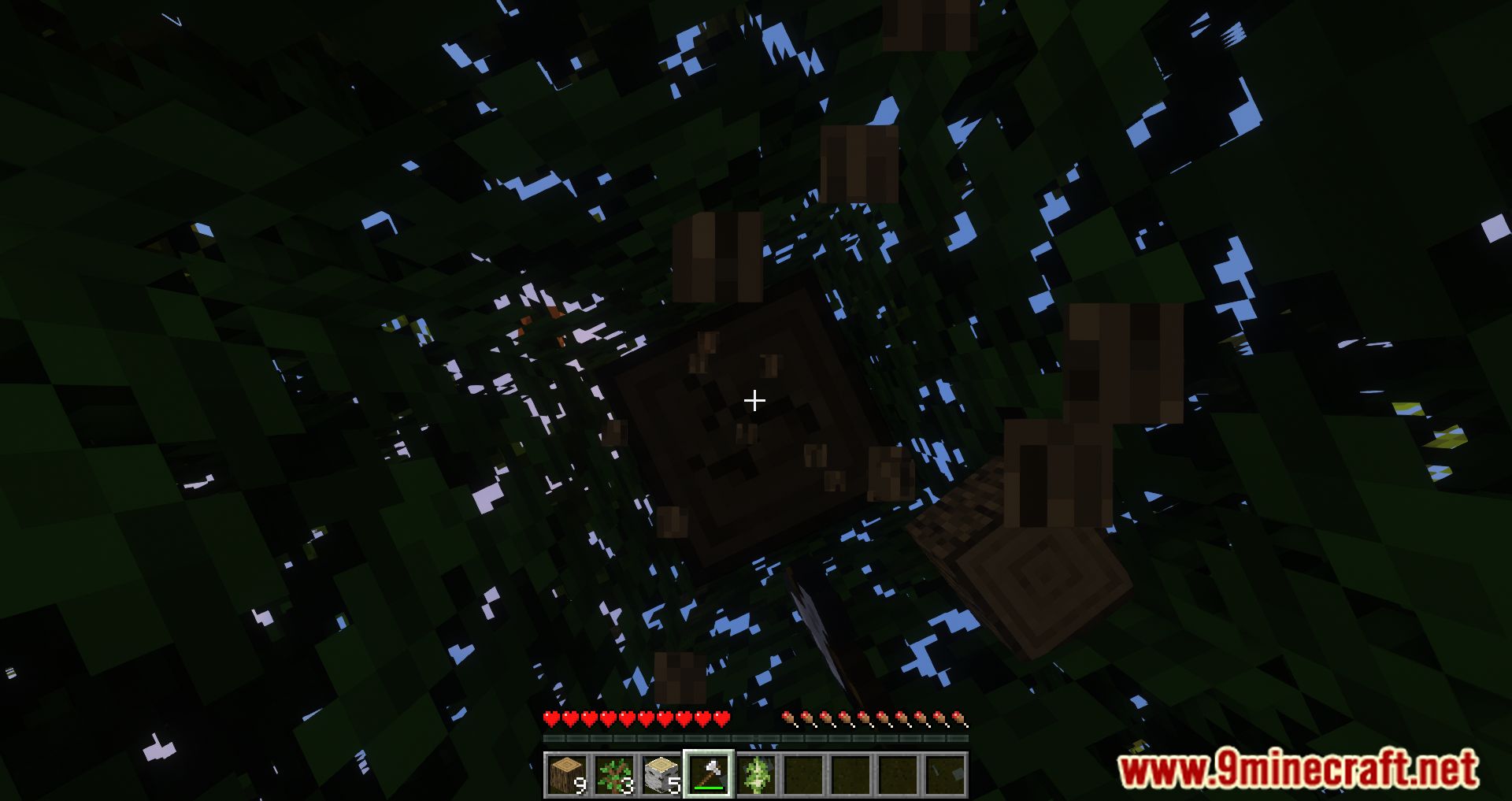description_2 Decaimiento acelerado mod (1.20.4) - útil para la tala de árboles