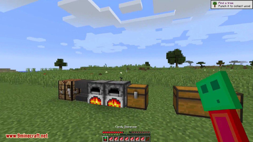 description_9 Rock Candy Mod 1.16.5, - Energy in the form of candies