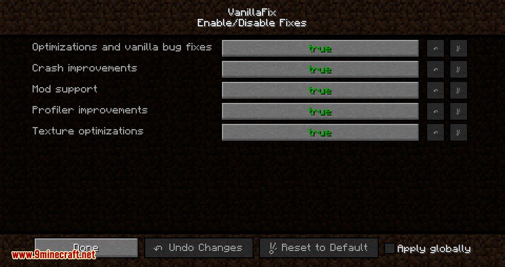 description_5 Vanilla Fix Mod 1.12.2 (triple FPS y mucho más)