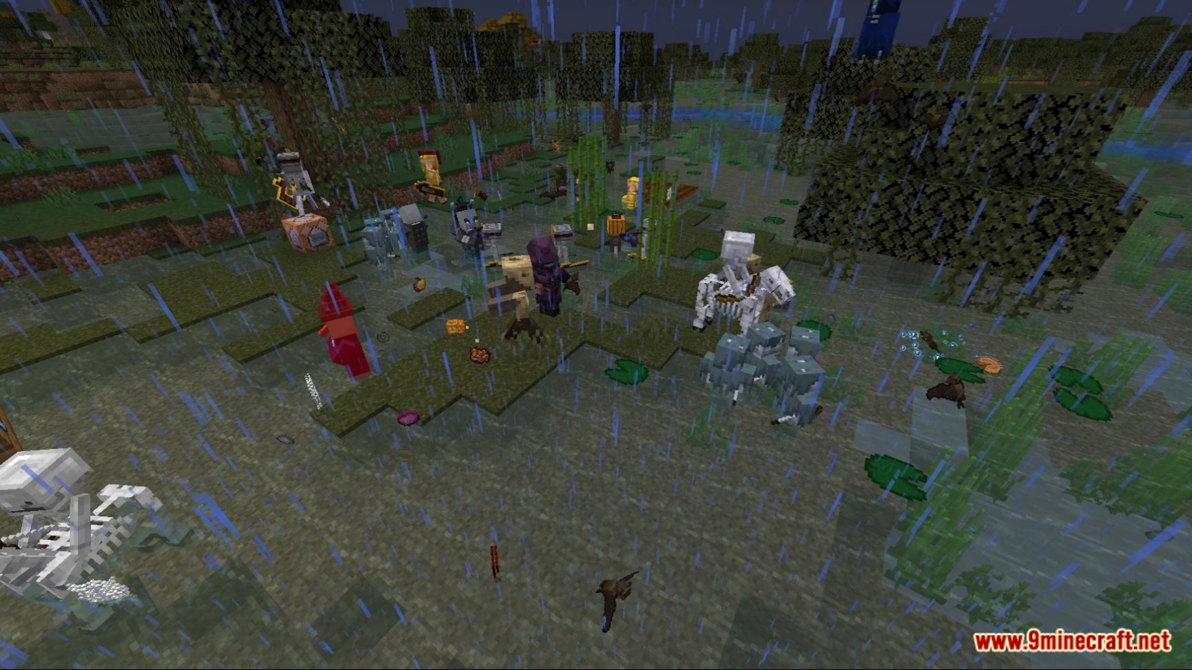 description_3 Happy Halloween Data Pack (1.20.2, 1.19.4) - Самый настоящий осенний праздник!