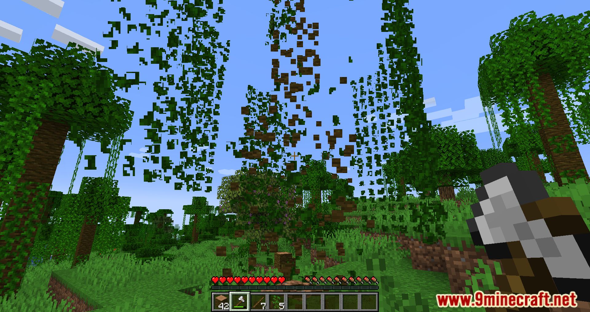 description_11 Fabric Tree chopper mod - easier and more realistic tree cutting